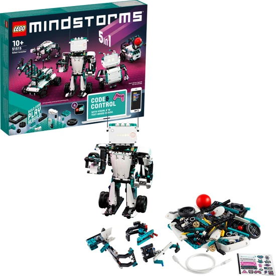 LEGO® MINDSTORMS® Robot Mucidi Çocuklara Yönelik Uzaktan Kumandalı Robotlar İçeren STEM Robotik Seti (949 Parça)