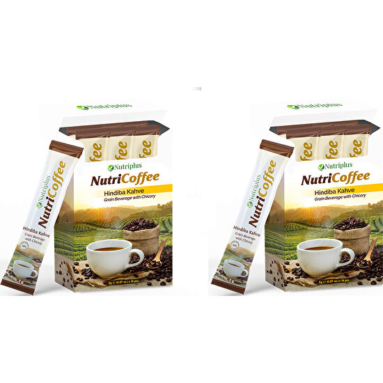 Nutriplus Nutricoffee Hindiba Kahve(16 x 2 gr) x 2'li