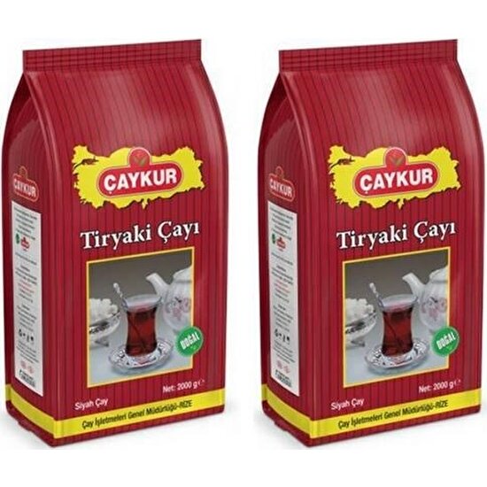 Çaykur Tiryaki Çayı 2 × 2 kg