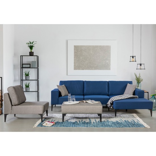 Eymense Life Köşe Koltuk Takımı Mavi Berje Pufr Modüllü Fiyatı Eymense Life Köşe Koltuk Takımı Mavi Berje Pufr Modüllü Fiyatı