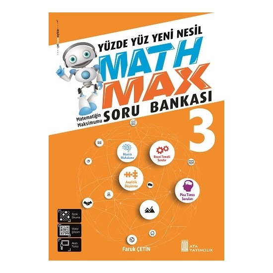 Ata Yayıncılık 3. Sınıf Yeni Nesil Math Max Soru Bankası