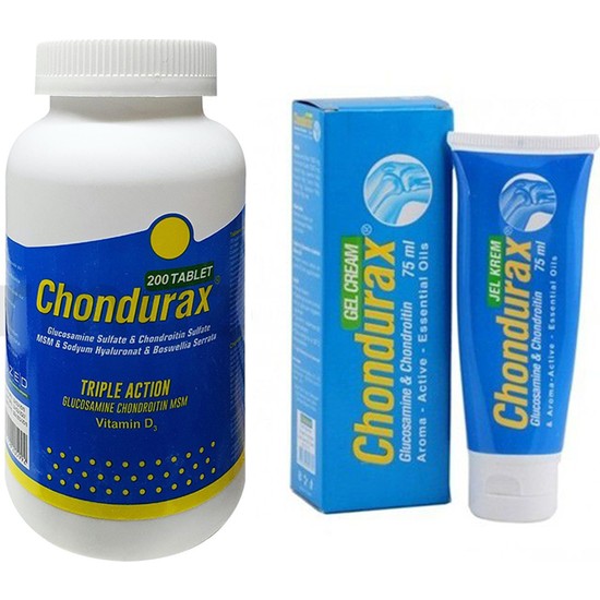Chondurax Triple Action D3 Vitamin 200 Tablet ve Glucosamine Fiyatı