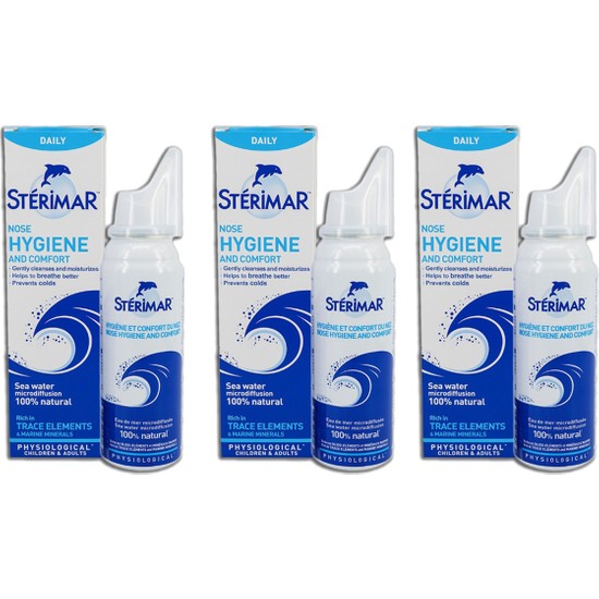 Sterimar Deniz Suyu Burun Spreyi 100 ml x 3 Adet Fiyatı