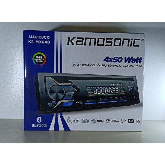 Kamosonic KS-MX640 Bluetooth Usb/sd/fm Oto Teypkamosonic KS-MX640 Bluetooth Usb/sd/fm Oto Teyp Kamosonic KS-MX640 Bluetooth Usb/sd/fm Oto Teyp Akbaş