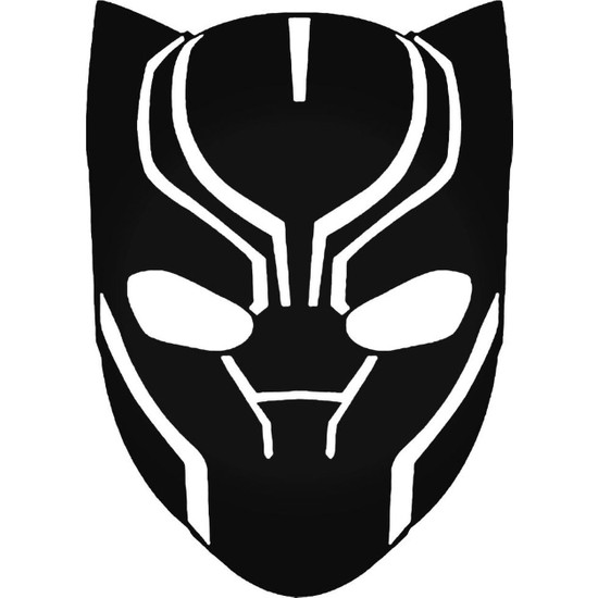 Universal Avengers Black Panther Head Sticker Araba Oto Arma Fiyatı