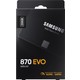 Samsung 870 Evo 250GB 560MB-530MB/s Sata 2.5" SSD (MZ-77E250BW)