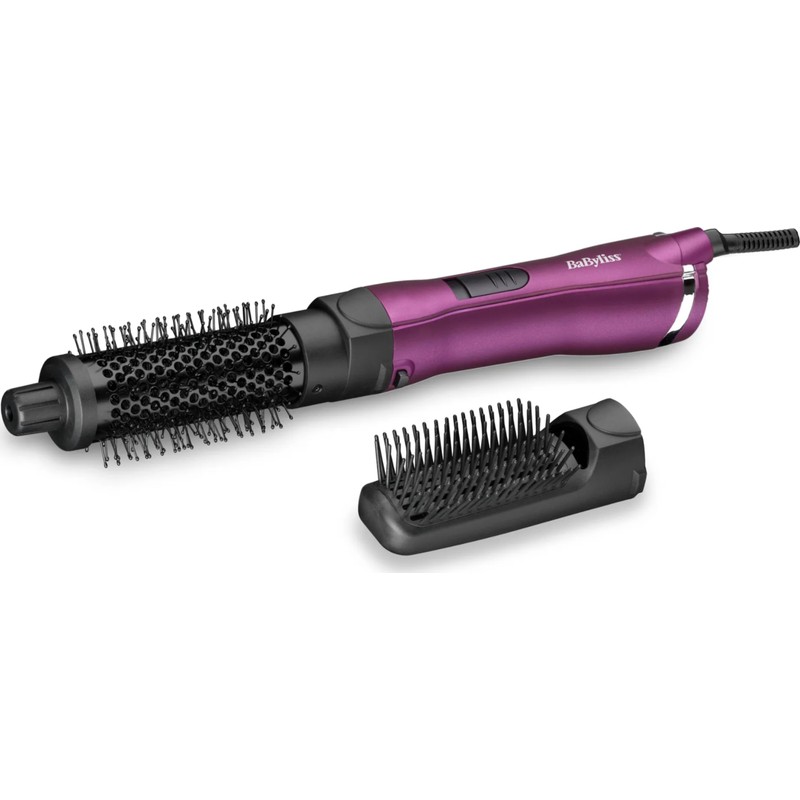 Babyliss Velvet Orchid Turmalin Seramik Kaplama 2 Başlıklı Hava Üflemeli Şekillendirici Mor AS83PE