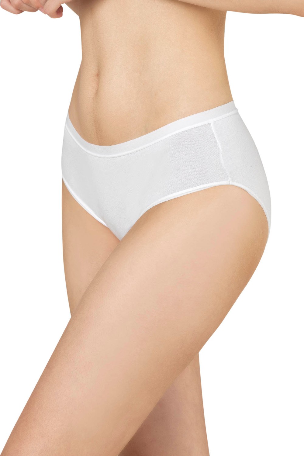 Özkan Underwear Özkan 26800 Kadın 3'lü Paket Pamuklu Büyük Beden Aralığı Esnek Yüksek Bel Battal Boy Bato Külot görsel 5