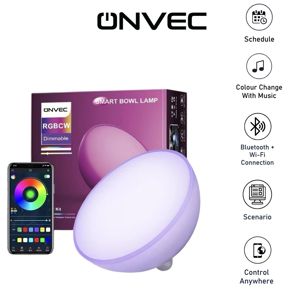 Onvec Bowl LED Wi-Fi+Ble