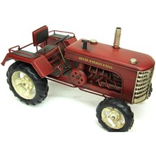 Hediye Sandalı Dekoratif Metal Traktör