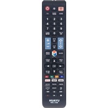 LCD LED Kumanda Samsung Smart Hub Netflix Amazon 3D Tuşlu Orjınal Huayu RM-L1598