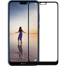 CepStok Huawei P20 Lite Kırılmaz Cam 5d Tam Kaplayan 9h Temperli Ekran Koruyucu