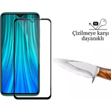 CepStok Xiaomi Redmi Note 8 Pro Kırılmaz Cam 5d Tam Kaplayan 9h Temperli Ekran Koruyucu