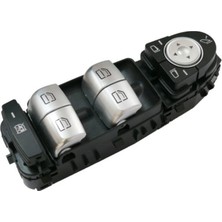 Parçazamanı Mercedes W205 Kasa C180 2014-2019 Sol Ön Cam Anahtarı Siyah Zemn