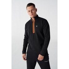 Hummel Hmlswesso Zip Neck Erkek Siyah Sweatshirt 921857-2001