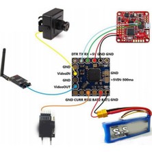 Archive Fpv Minimosd Minim Mini Osd Ekran Görüntüsü ile CC3D NAZE32 F3 F4 Uçuş Kontrol Cihazı Için Kv Takım Modu (Yurt Dışından)