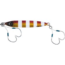 Major Craft First Jig Slow FJSW-200GR#48 Zebra Red Gold Glow