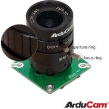 Arducam Yüksek Kaliteli Kamera Için 6mm Cs Lensli 12.3mp 12.3 Inç IMX477 Hq Kamera Modülü