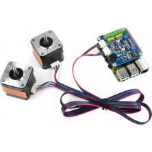 WaveShare Raspberry Pi Step Motor Hat, 2 Servo