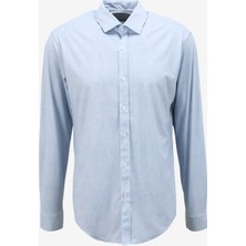 At.p.co Slim Fit Gömlek Yaka Açık Mavi Erkek Gömlek A276CARLS98G-