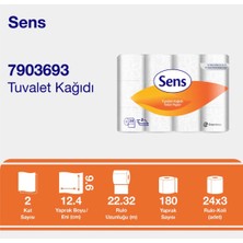 Sens Tuvalet Kağıdı 24'lü 3 Paket