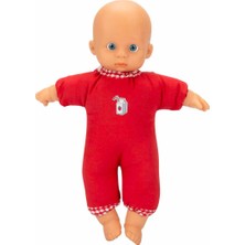 Sunman Boubou Dolgulu Bebek 20 cm - Kırmızı