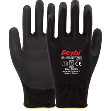 Beybi B-FLEX120 Micro Köpük Nitril Eldiven 12 Çift