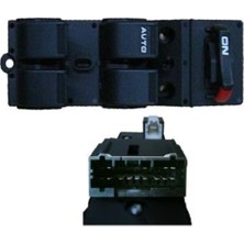 Parçazamanı Honda Cıvıc 1996-2000 Cam Açma Anahtarı Sol Taraf Dört Cam 17PİN