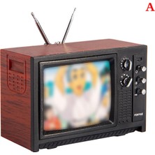 Papajack Dollhouse Minyatür Süsler Mini Retro Tv Oyuncak Süsleri (Yurt Dışından)