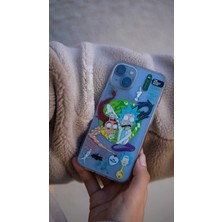 Becaseof Iphone Uyumlu Rick And Morty Tasarımlı Şeffaf Kılıf