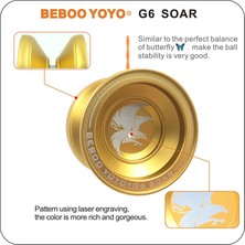 Papajack Bebooyoyo Metal Yoyo Seti -Yo Yo + Eldiven G6 Yoyo - Klasik Oyuncaklar Mevcut (Yurt Dışından)