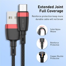 Papajack Uslıon 3A USB C Tipi Kablo Samsung S10 S9 Hızlı Şarj Cihazı C Tipi Telefon Şarj Kablosu Xiaomi Mi9 Redmi Not 7 Huawei P30 Kablo (Yurt Dışından)