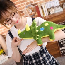 Papajack 40CM Yaratıcı Peluş Yumuşak Triceratops Peluş Oyuncak Dinozor Bebek Doldurulmuş Oyuncak Hediyeler (Yurt Dışından)