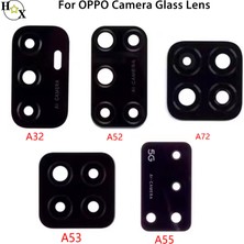 Papajack Oppo Için A32 A52 A72 A53 A55 Telefon Arka Pil Kapağı Kılıfı Kapı Konut Cam Kamera Lens Yedek Parçalar (Yurt Dışından)