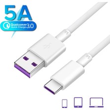 Papajack 5A Tip-C Mikro USB Kablosu Veri Senkronizasyonu Hızlı Şarj Kablosu Samsung S7 Huawei Xiaomi Not Tablet Android Telefon Için Şarj Kabloları (Yurt Dışından)