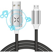 Papajack Anmone Aydınlık Ses Kontrolü USB Kablosu Tip C Mikro USB Telefon Şarj Aleti Kablosu Araba Şarjı Kablosu Telefon Aksesuarları (Yurt Dışından)