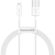 Baseus Super Şarj 1mt 2.4A Ultra Hızlı Apple iPhone Şarj Kablosu 480MB/SN Apple iPhone 11 12 13 14 Pro Max Şarj