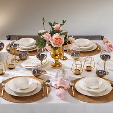 Schafer Mila Yemek Takımı-56 PARÇA-ALTIN03
