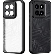 Coofbe Darbe Emici Solmaz Parmak Izi Bırakmaz Hidrofobik Lens Korumalı Xiaomi 14 Pro Kılıf Buzlu Kılıf