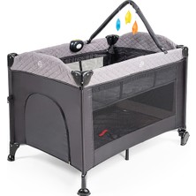 BABY2GO Holly Oyun Parkı 70X110 cm Koyu Gri