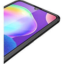 Newface Samsung Galaxy A31 Kılıf Focus Derili Silikon - Siyah 277097