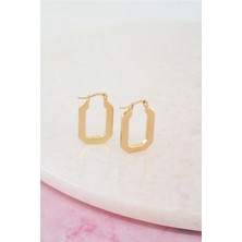 By Zeyna Aksesuar Kadın Vip Seri 316 L Paslanmaz Çelik Küpe