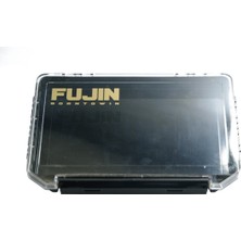 Fujin Tackle Box Ince Maket Balık Kutusu Siyah