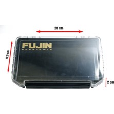 Fujin Tackle Box Ince Maket Balık Kutusu Siyah