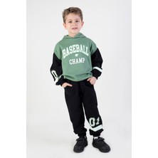 Harika Kids Erkek Çocuk Baseball Baskılı Örme Basic Eşofman Takımı