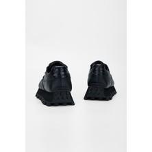 Valmenti Kadın Siyah Floter Deri Sneakers & Spor Ayakkabı 1011 6215 Bn Ayk SK23/24