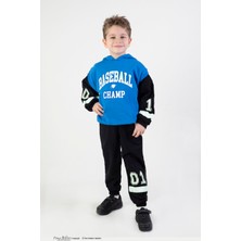 Harika Kids Erkek Çocuk Baseball Baskılı Örme Basic Eşofman Takımı