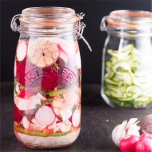 Kilner Klipsli Yuvarlak Kavanoz 1.5Lt