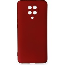 Newface Xiaomi K30 Pro Kılıf Premium Rubber Silikon - Bordo