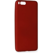 Newface Xiaomi Mi Note 3 Kılıf Premium Rubber Silikon - Bordo